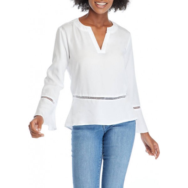 Kim Rogers® Women's Long Sleeve Lyocell® Woven Top