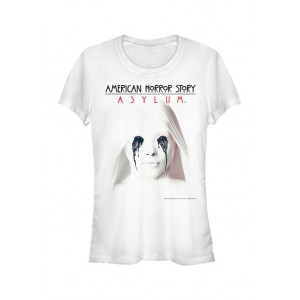 American Horror Story Junior's White Asylum Graphic T-Shirt 