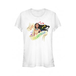 Disney Princess Junior's Live Colorfully Graphic T-Shirt 