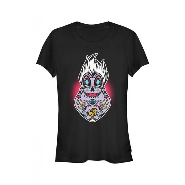 Disney Villains Junior's Sugar Skull Ursula T-Shirt