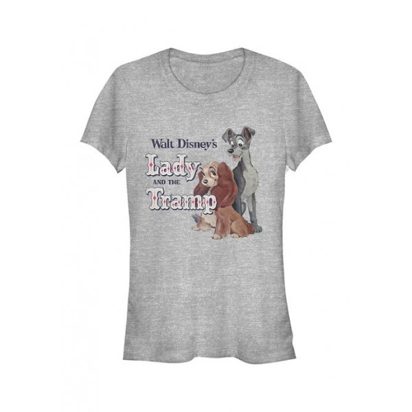 Lady and the Tramp Junior's Licensed Disney Lady And The Tramp T-Shirt