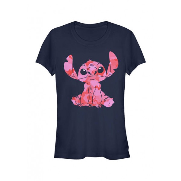 Lilo and Stitch Junior's Licensed Disney Stitch Heart Fill T-Shirt