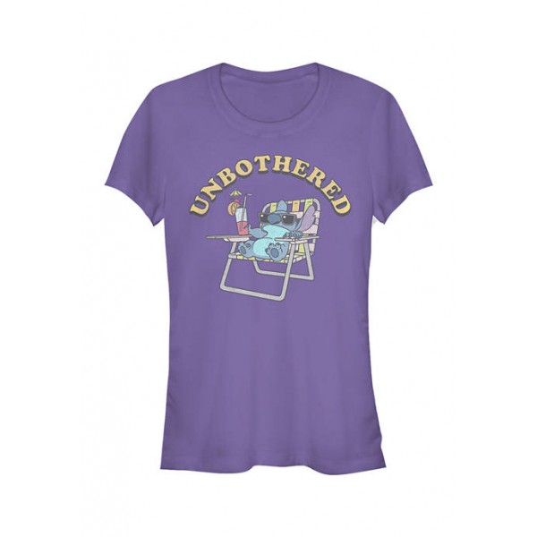 Lilo and Stitch Junior's Licensed Disney Unbothered T-Shirt