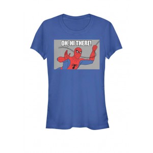 Marvel™ Spider-Man Swinging Oh, Hi There! Vintage Portrait Short Sleeve Graphic T-Shirt 