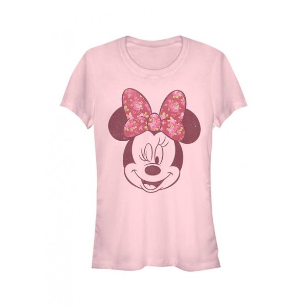 Mickey Classic Junior's Licensed Disney Love Rose T-Shirt