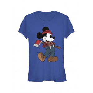 Mickey Classic Junior's Licensed Disney Lumberjack Mickey T-Shirt