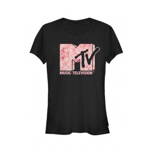 MTV Junior's Roses Are Pink T-Shirt 