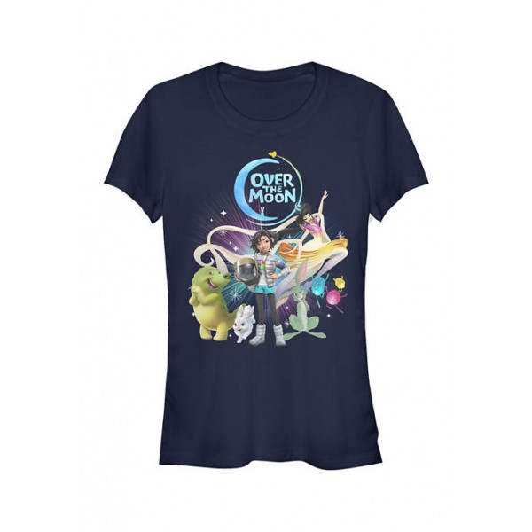 Over the Moon Junior's Over the Moon Moon Group T-Shirt