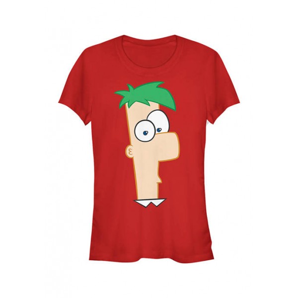 Phineas and Ferb Junior's Phineas and Ferb Large Ferb T-Shirt
