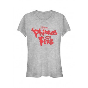 Phineas and Ferb Junior's Phineas and Ferb Logo T-Shirt 