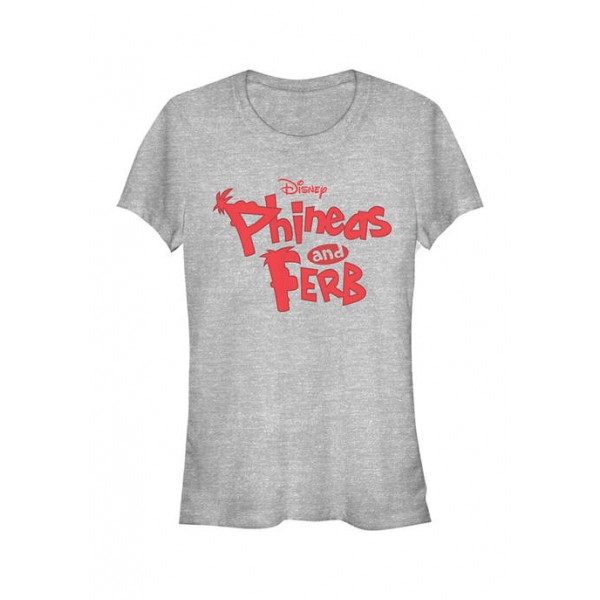 Phineas and Ferb Junior's Phineas and Ferb Logo T-Shirt
