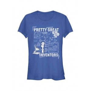 Phineas and Ferb Junior's Phineas and Ferb Really Great Inventors Schematics T-Shirt