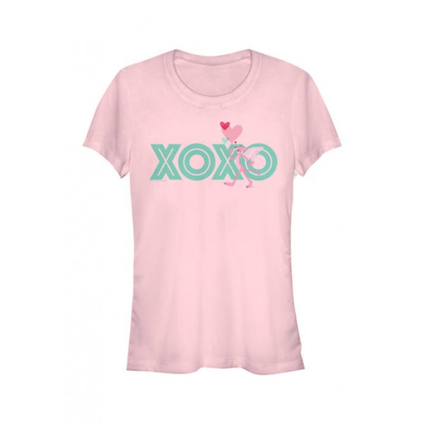 Pink Panther Junior's XOXO Panther T-Shirt