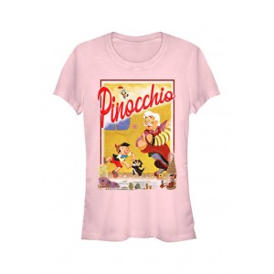 Pinocchio Junior's Licensed Disney Storybook Poster T-Shirt 