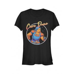 Star Wars The Mandalorian Junior's Cara Dune 80s Hero Graphic T-Shirt