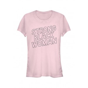 V-Line Junior's Strong Black Woman T-Shirt 