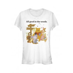 Winnie the Pooh Junior's Licensed Disney Pooh In The Woods T-Shirt 