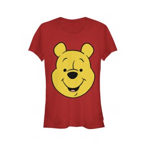Winnie the Pooh Junior's Licensed Disney Winniepooh Big Face T-Shirt 