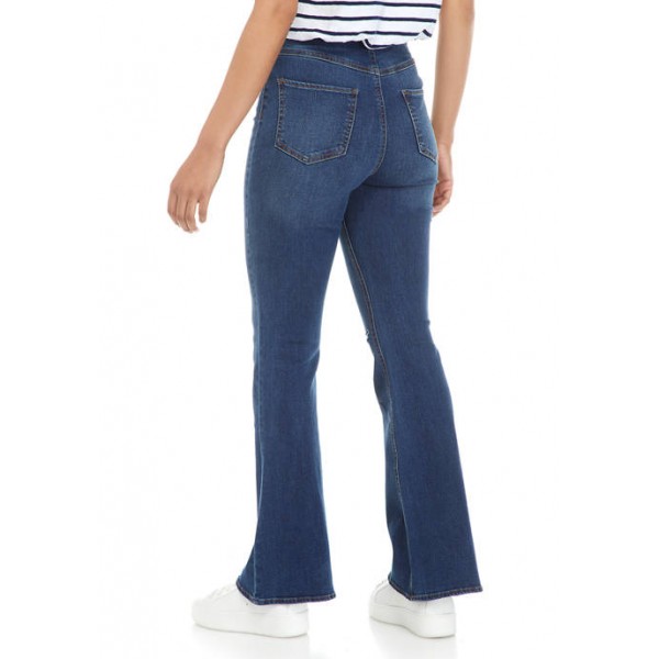 Tinseltown Junior's Pull On Flare Jeans