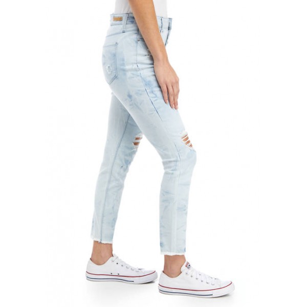 TRUE CRAFT Junior's Mid Rise Skinny Ankle Jeans