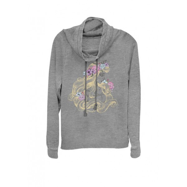 Disney® Sleeping Beauty Colorful Illustration Cowl Neck Graphic Pullover