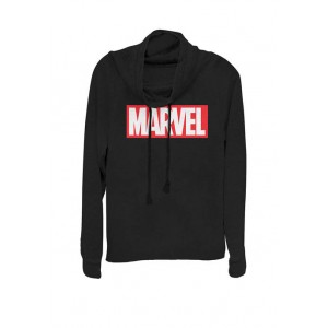 Marvel™ Classic Bold Logo Cowl Neck Graphic Pullover 