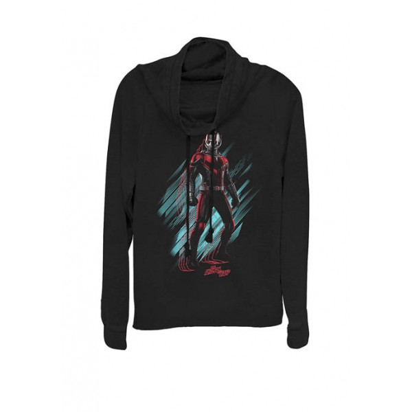 Marvel™ Junior's Ant Man Standing Pose Cowl Neck Graphic Pullover