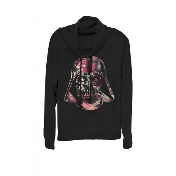 Star Wars® Darth Vader Floral Print Cowl Neck Pullover