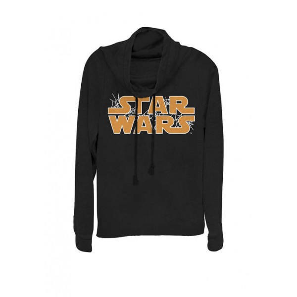Star Wars® Webbed Logo Cowl Neck Graphic Pullover