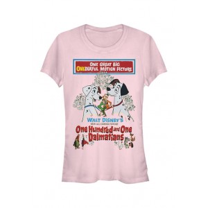101 Dalmations Junior's Licensed Disney Vintage Poster T-Shirt 
