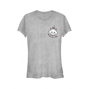 Aristocats Junior's Licensed Disney Lady Pocket T-Shirt 