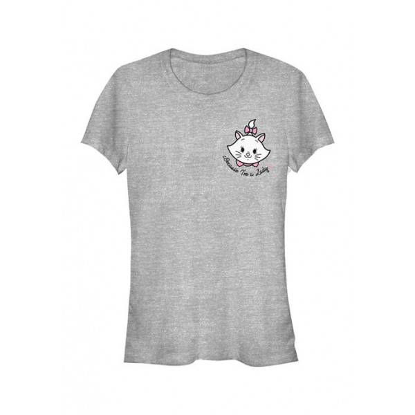 Aristocats Junior's Licensed Disney Lady Pocket T-Shirt