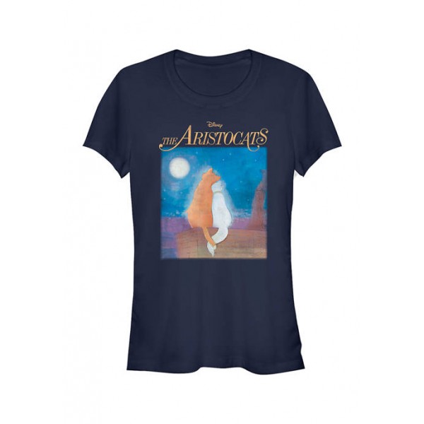 Aristocats Junior's Licensed Disney Night Sky Stars T-Shirt