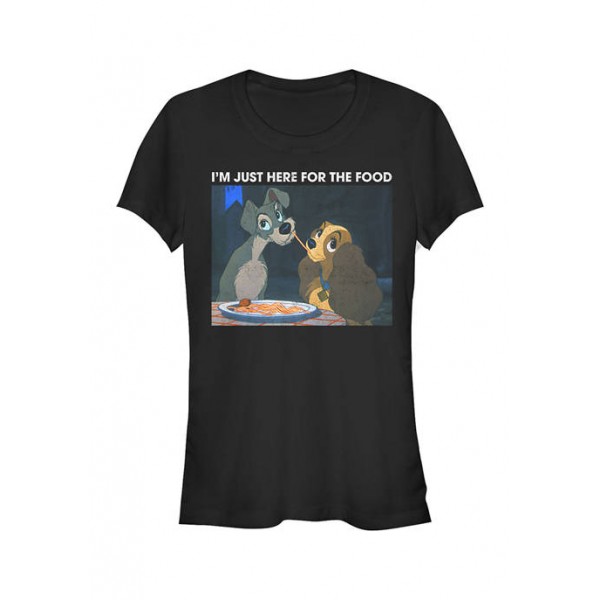Lady and the Tramp Junior's Licensed Disney Lady Tramp Meme T-Shirt