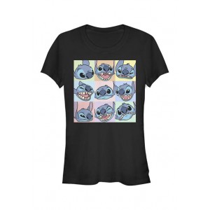 Lilo and Stitch Junior's Licensed Disney 9 Box Stitch T-Shirt 