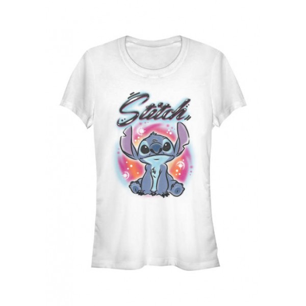 Lilo and Stitch Junior's Licensed Disney Stitch Airbrush T-Shirt