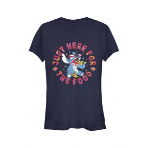 Lilo and Stitch Junior's Licensed Disney Stitch Pizza T-Shirt 