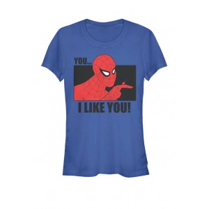 Marvel™ Spider-Man You... I Like You! Vintage Portrait Panel Short Sleeve Graphic T-Shirt 