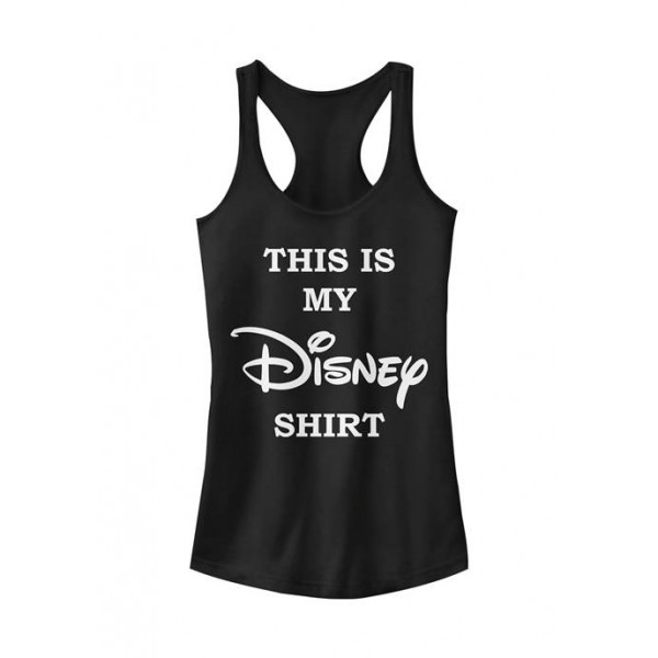 Disney Logo Junior's Licensed Disney My Disney Shirt Tank Top