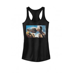E.T. the Extra-Terrestrial Gertie Kissing E.T. On the Nose Racerback Graphic Tank 