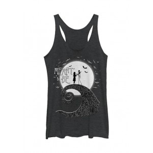 Nightmare Before Christmas Junior's Licensed Disney Meant To Be Tank Top 