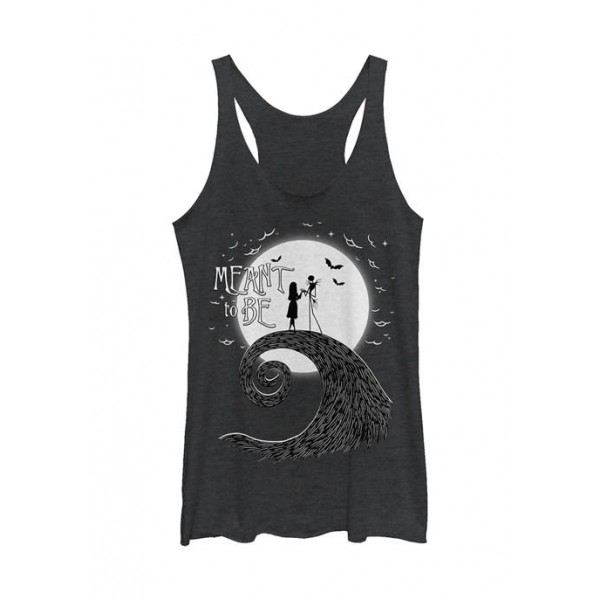 Nightmare Before Christmas Junior's Licensed Disney Meant To Be Tank Top
