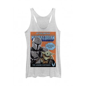 Star Wars The Mandalorian Junior's Signed Up For Poster Graphic Tank 