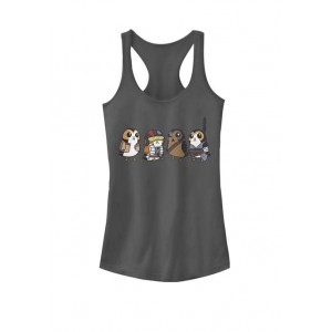 Women's Porgs As Characters Graphic Racerback Tank 