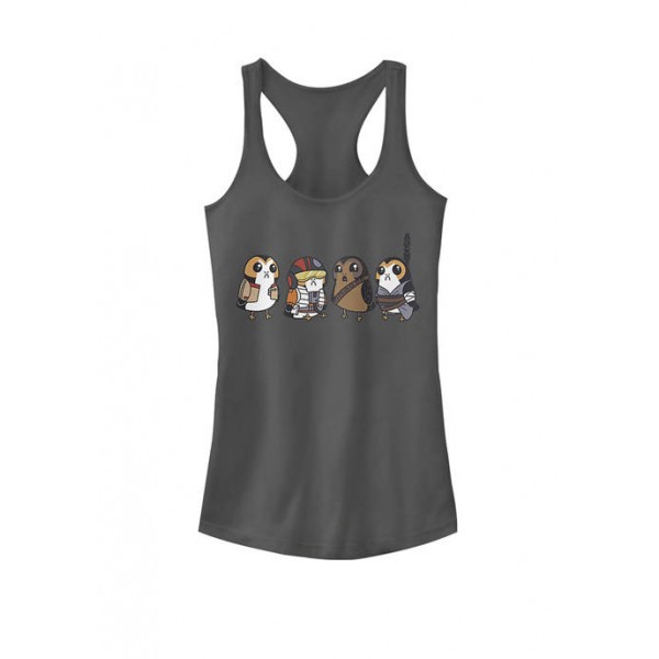 Women's Porgs As Characters Graphic Racerback Tank