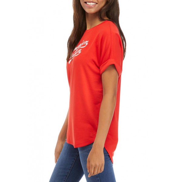 Crown & Ivy™ Women's Roll Sleeve T-Shirt