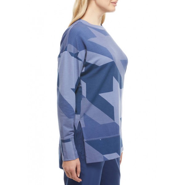 THE LIMITED LIMITLESS Women's Printed Tunic Sweatshirt