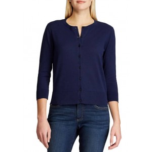 Chaps Cotton Molly 3/4 Sleeve Sweater 