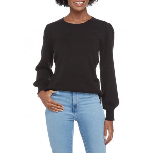 Crown & Ivy™ Women's Long Puff Sleeve Sweater 