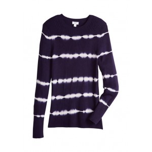 Crown & Ivy™ Women's Long Sleeve Tie Dye Sweater 